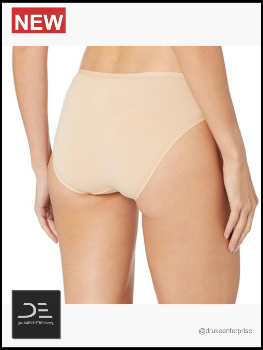 Women's Cotton Bikini Brief Underwear Full Coverage Multipack - Picture 3 of 5